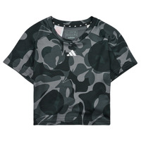 Vêtements Enfant T-shirts manches courtes adidas Performance JTR-ES AOP T Gris / Noir