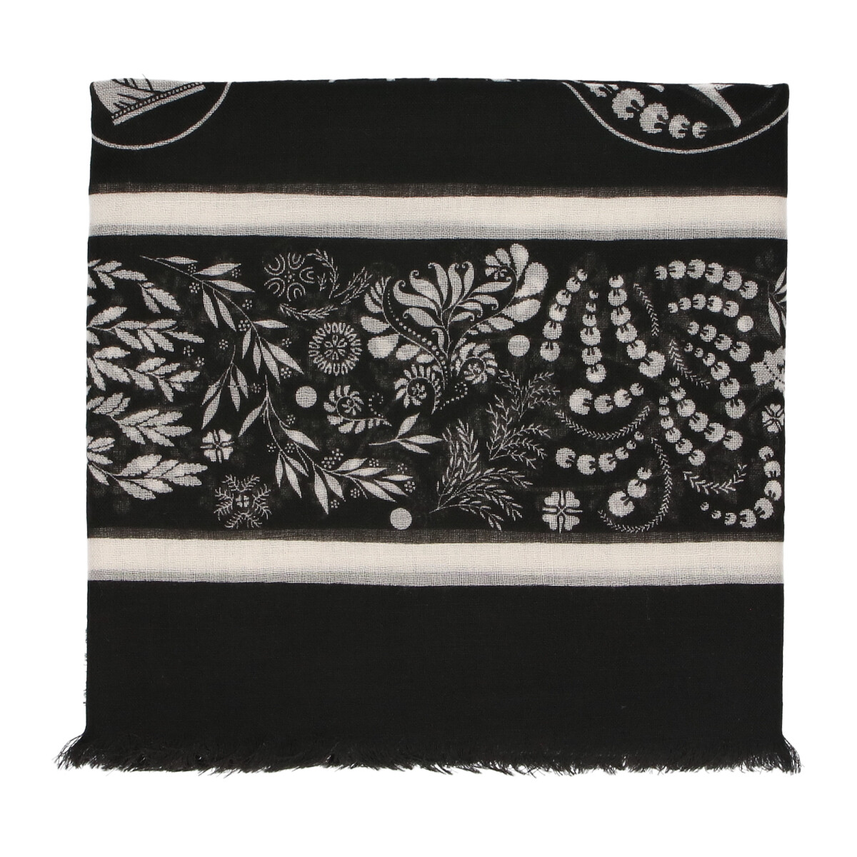 Accessoires textile Femme Echarpes / Etoles / Foulards Lanvin 6l1414so637-nero Noir