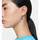 Montres & Bijoux Femme Boucles d'oreilles Swarovski Créoles  Matrix bleues Blanc