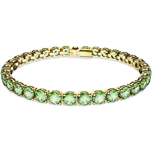 Swarovski Bracelet Matrix tennis vert Taille M Jaune - Montres & Bijoux  Bracelets Femme 230,00 €
