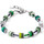 Montres & Bijoux Femme Bracelets Coeur De Lion Bracelet  Sparkling Classic Update vert Blanc