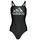 Vêtements Femme Maillots de bain 1 pièce adidas squash Performance BIG LOGO SUIT Noir / Blanc