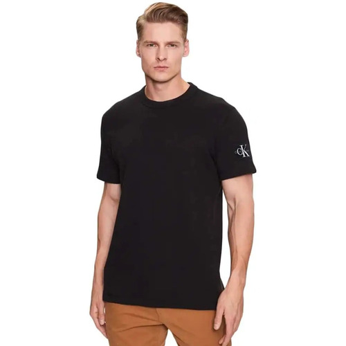 Vêtements Homme T-shirts manches courtes Calvin Klein Jeans Regular classic logo Noir