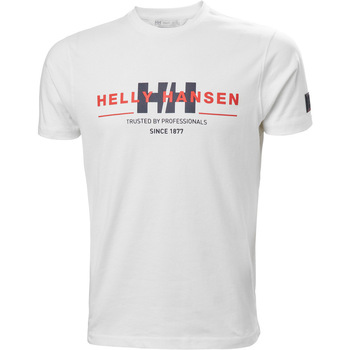 Vêtements Homme ETRO embroidered motif T-shirt Helly Hansen RWB GRAPHIC T-SHIRT Blanc