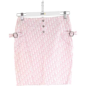 Vêtements Femme Jupes Dior Mini jupe en coton Rose