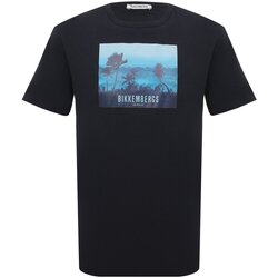 Vêtements Homme T-shirts manches courtes Bikkembergs BKK2MTS06 Bleu