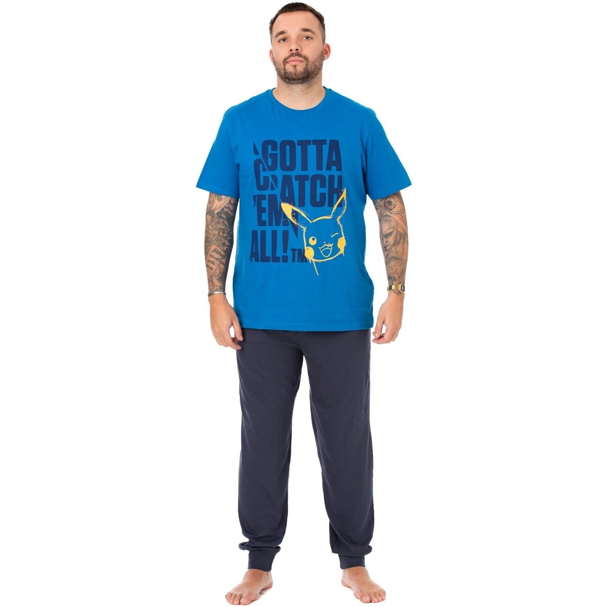 Vêtements Homme Pyjamas / Chemises de nuit Pokemon  Bleu