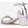 Chaussures Femme Sandales et Nu-pieds La Modeuse 66627_P155205 Argenté