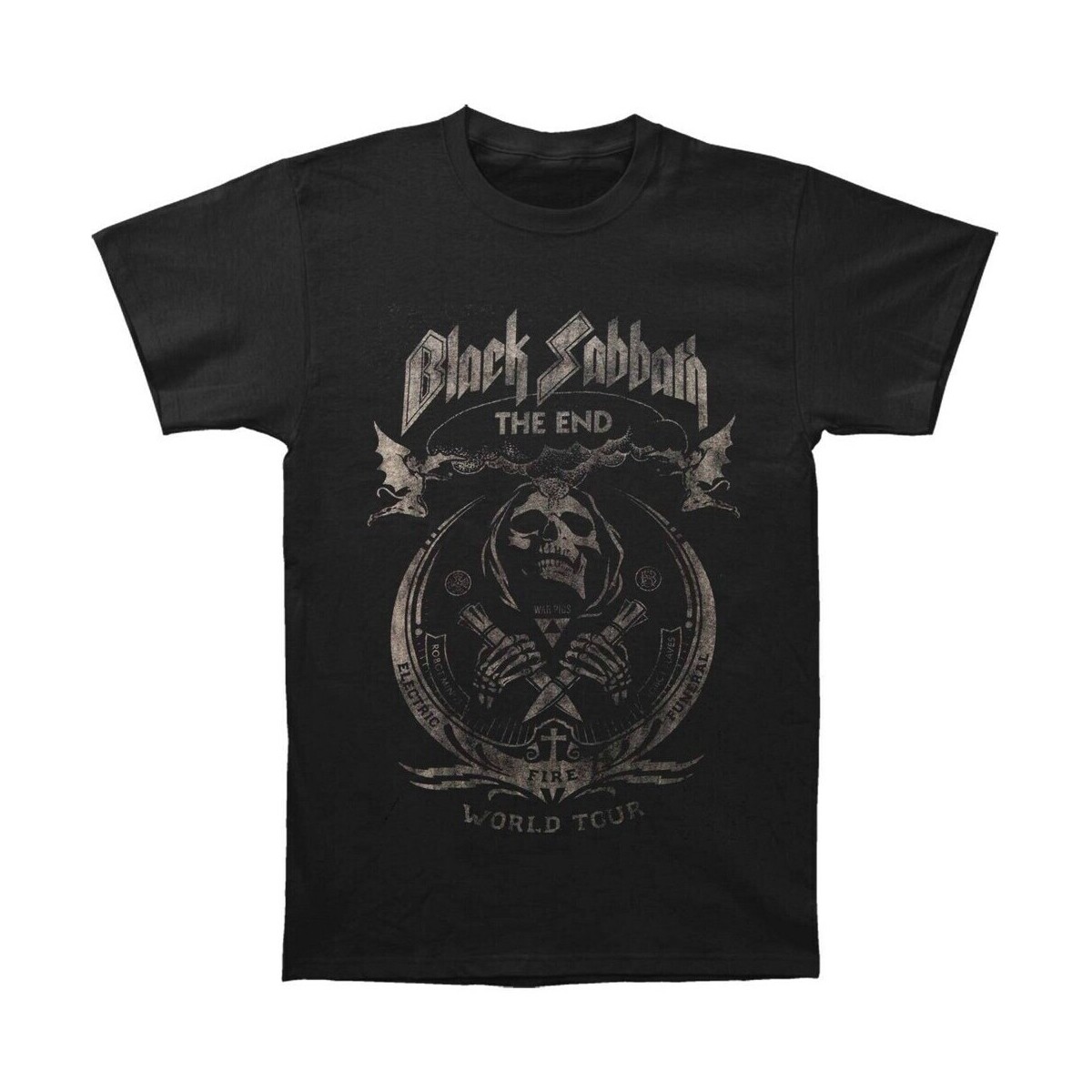 Vêtements T-shirts manches longues Black Sabbath RO590 Noir