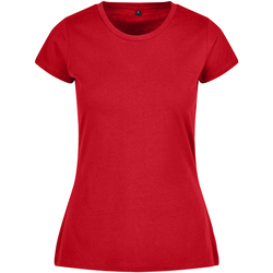 Vêtements Femme T-shirts manches longues Build Your Brand Basic Rouge