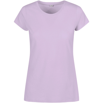 Vêtements Femme T-shirts manches longues Build Your Brand Basic Violet