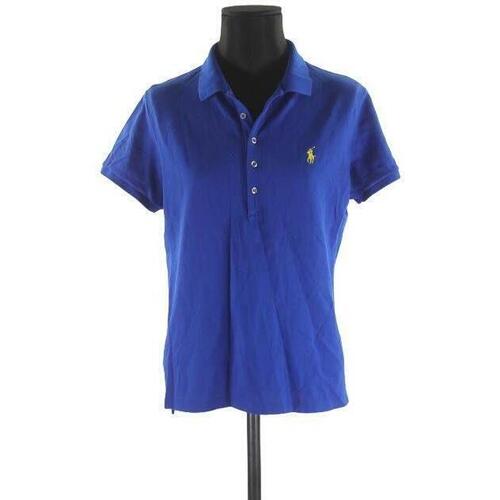 Ralph Lauren Polo en coton Bleu - Vêtements Débardeurs / T-shirts sans  manche Femme 34,50 €
