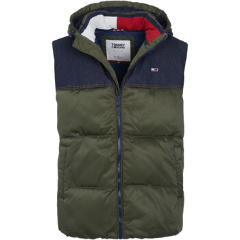 Vêtements Homme Tommy Hilfiger lounge zip hoodie with hood logo taping in navy Tommy Hilfiger gilet Vert