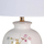Maison & Déco Lampes à poser Ixia Lampe en céramique floral 54 cm Blanc