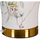 Maison & Déco Lampes à poser Ixia Lampe en céramique floral 54 cm Blanc