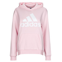 Vêtements Femme Sweats Adidas amazon Sportswear BL OV HD Rose / Blanc