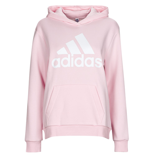 Vêtements Femme Sweats Adidas tank Sportswear BL OV HD Rose / Blanc
