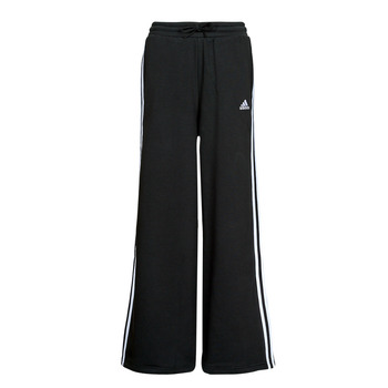 Vêtements Femme Pantalons de survêtement Adidas Sportswear 3S FT WIDE PT Noir / Blanc
