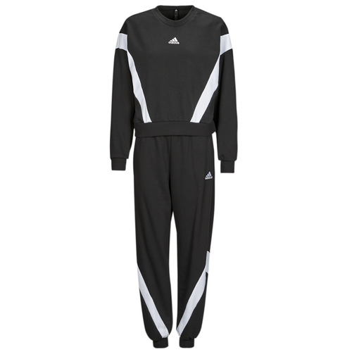 Vêtements Femme Ensembles de Worldêtement Adidas Sportswear LAZIDAY TS Noir / Blanc