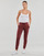 Vêtements Femme Pantalons de survêtement Adidas Sportswear 3S FL C PT Marron / Blanc