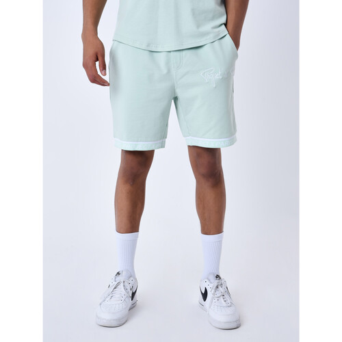 Vêtements Homme Shorts / Bermudas Tee Shirt F181008 Short 2340022 Vert