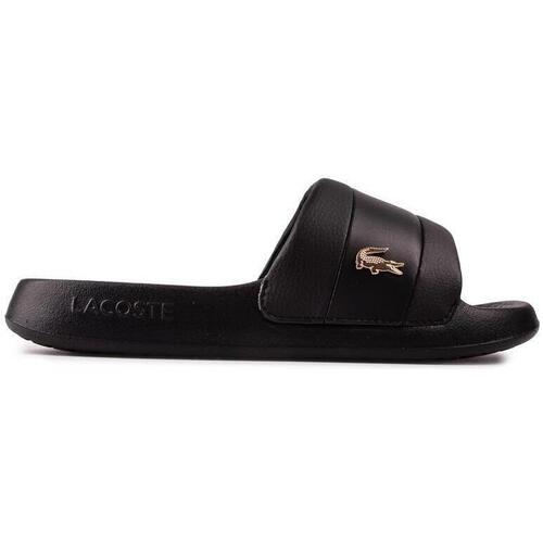 Chaussures Homme Claquettes Lacoste Serve Slide Hybrid Diapositives Noir