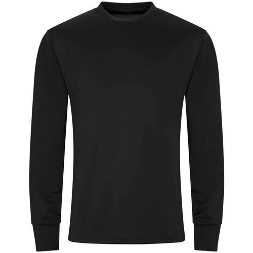 Vêtements Homme T-shirts manches longues Awdis Cool JC023 Noir