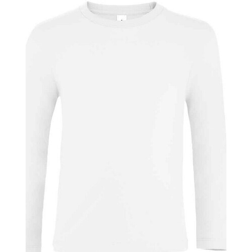 Vêtements Enfant T-shirts manches longues Sols 2947 Blanc