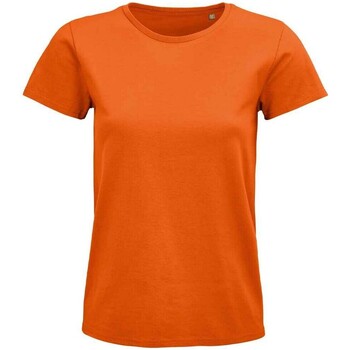 Vêtements Femme Chase embroidered logo rib-trimmed sweatshirt Sols 3579 Orange