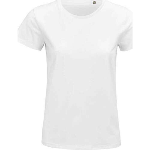 Vêtements Femme Chase embroidered logo rib-trimmed sweatshirt Sols 3579 Blanc