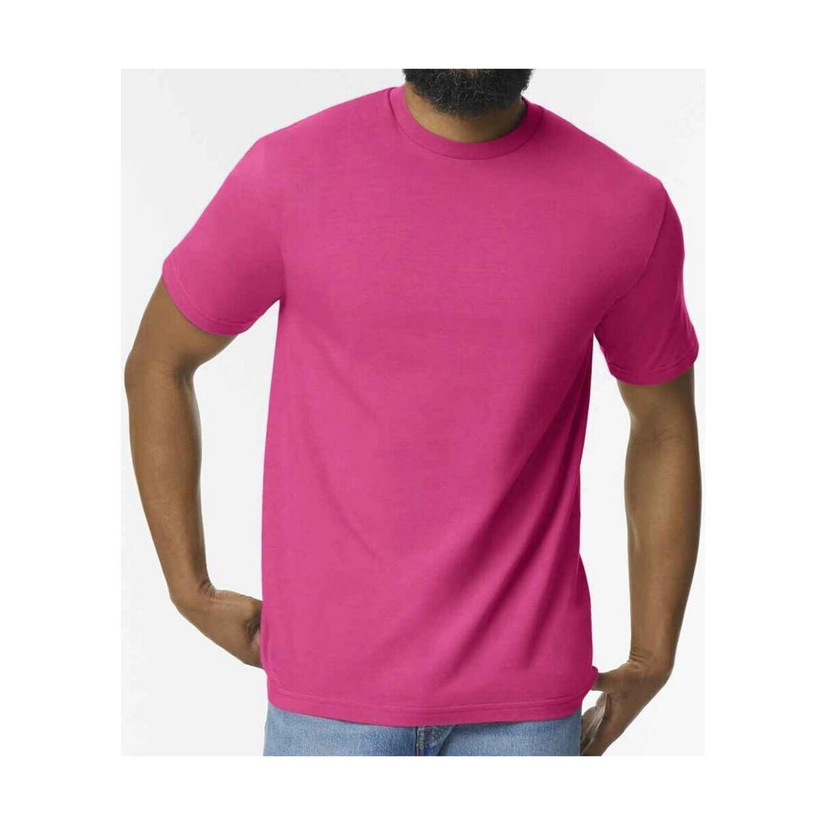 Vêtements Homme T-shirts manches longues Gildan GD15 Rouge