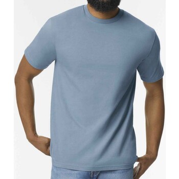 Vêtements Homme T-shirts manches longues Gildan GD15 Bleu