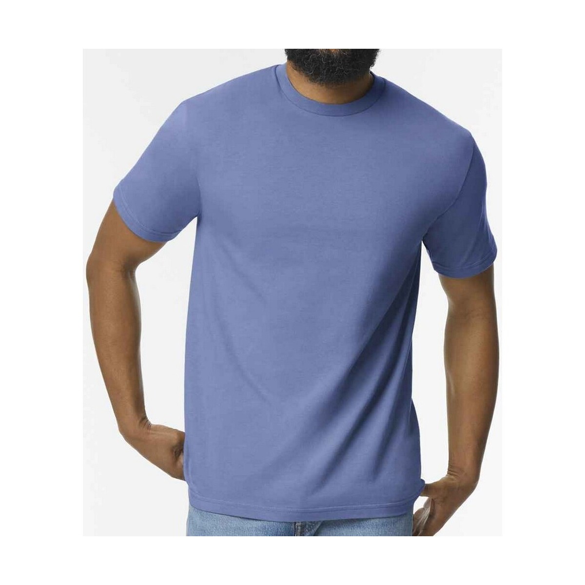 Vêtements Homme T-shirts manches longues Gildan GD15 Violet