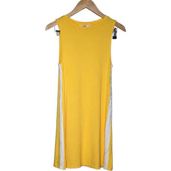 Vêtements Femme Robes courtes Gilets / Cardigans robe courte  36 - T1 - S Jaune Jaune