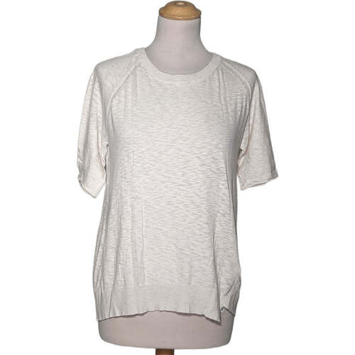 Vêtements Femme T-shirts & Polos Pantalon Droit En Coton 34 - T0 - XS Blanc