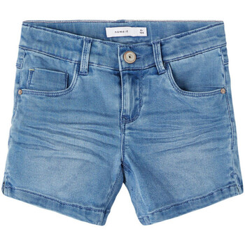 Vêtements Fille Warhol Shorts / Bermudas Name it 13202299 Bleu