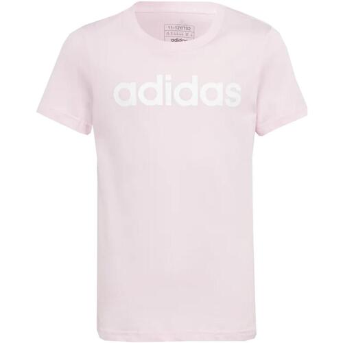 Vêtements Fille T-shirts manches courtes gv9797 adidas Originals G lin t Rose
