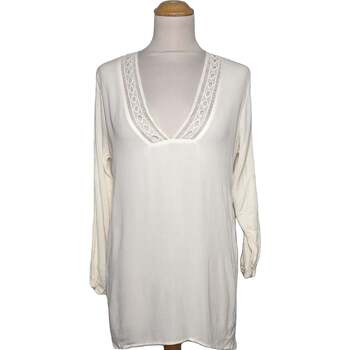 Vêtements Femme Tops / Blouses H&M cintr blouse  36 - T1 - S Beige Beige