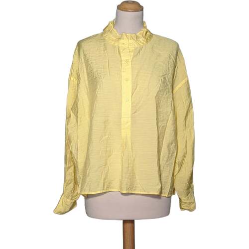 Vêtements Femme Tops / Blouses Mango blouse  38 - T2 - M Jaune Jaune