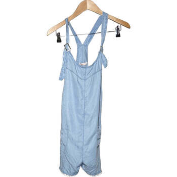 Vêtements Femme Pink Wrap Mesh Dress Camaieu combi-short  36 - T1 - S Bleu Bleu