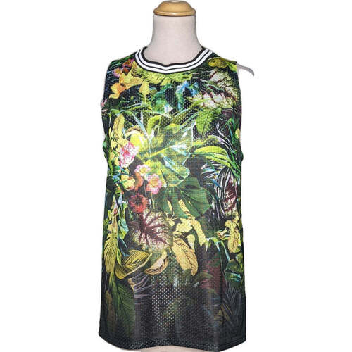 Vêtements Femme Débardeurs / T-shirts design sans manche Bershka débardeur  36 - T1 - S Vert Vert