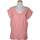Vêtements Femme T-shirts & Polos Oxbow top manches courtes  38 - T2 - M Rose Rose