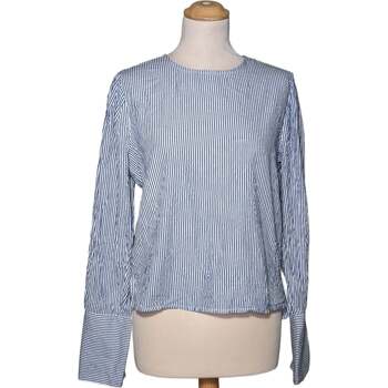 Vêtements Femme Tops / Blouses Mango blouse  36 - T1 - S Bleu Bleu