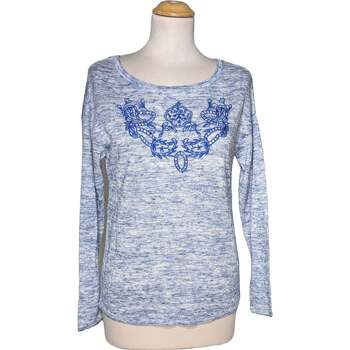 Vêtements Femme T-shirts & Polos Camaieu top manches longues  36 - T1 - S Bleu Bleu