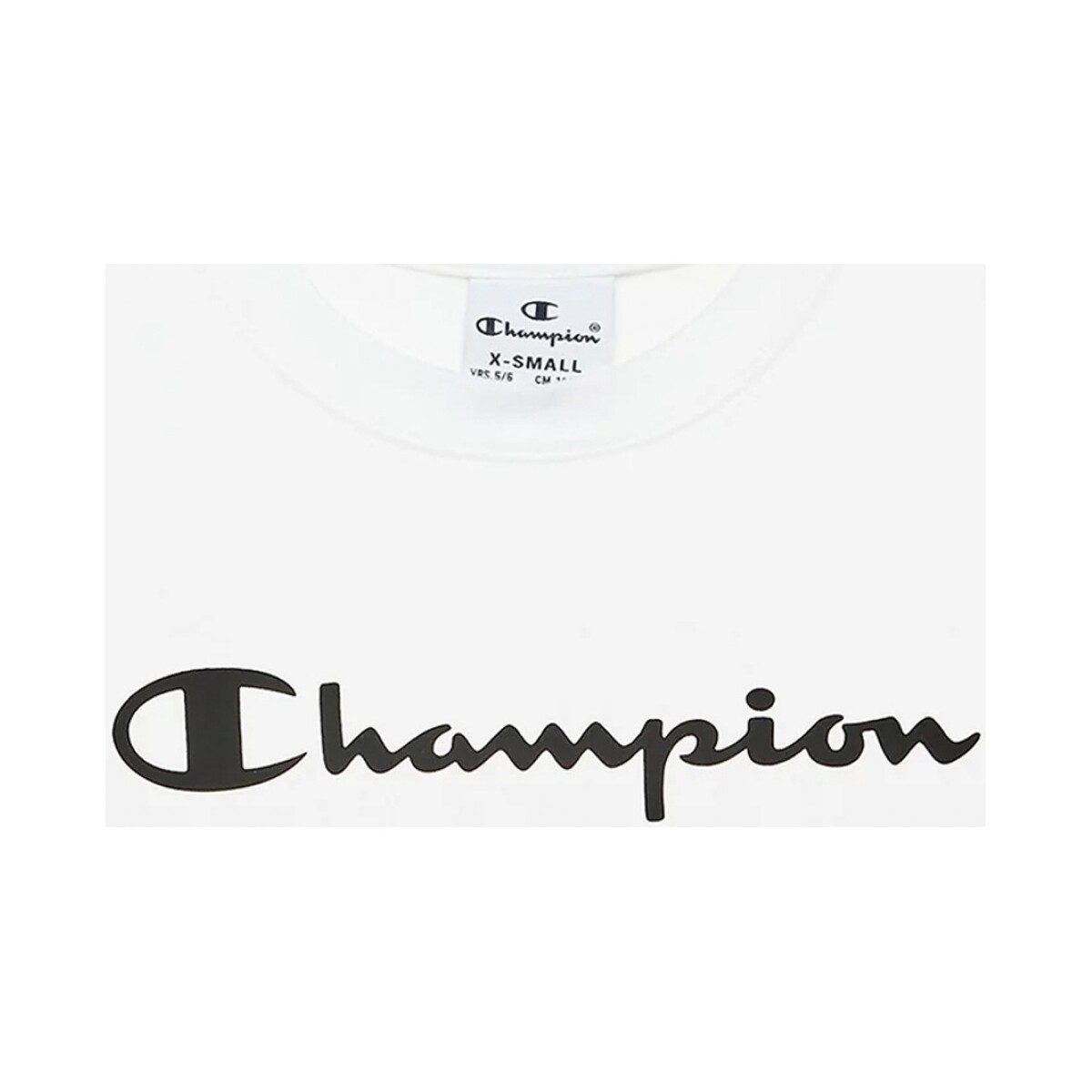 Vêtements Fille T-shirts manches courtes Champion Tee shirt fille manches courtes Blanc
