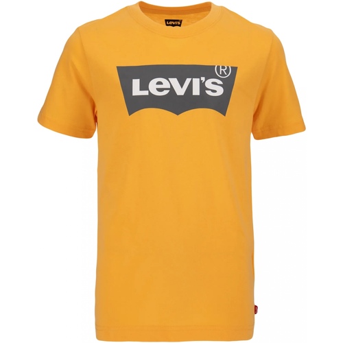 Vêtements Garçon T-shirts manches courtes Levi's Tee Shirt Garçon logotypé Orange