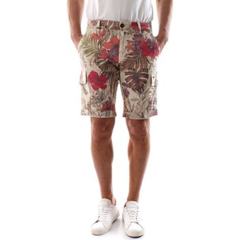 Vêtements Homme Shorts Herr / Bermudas Mason's CHILE BERMUDA - 2BE22146-985 ME30S79 FLOREAL Beige