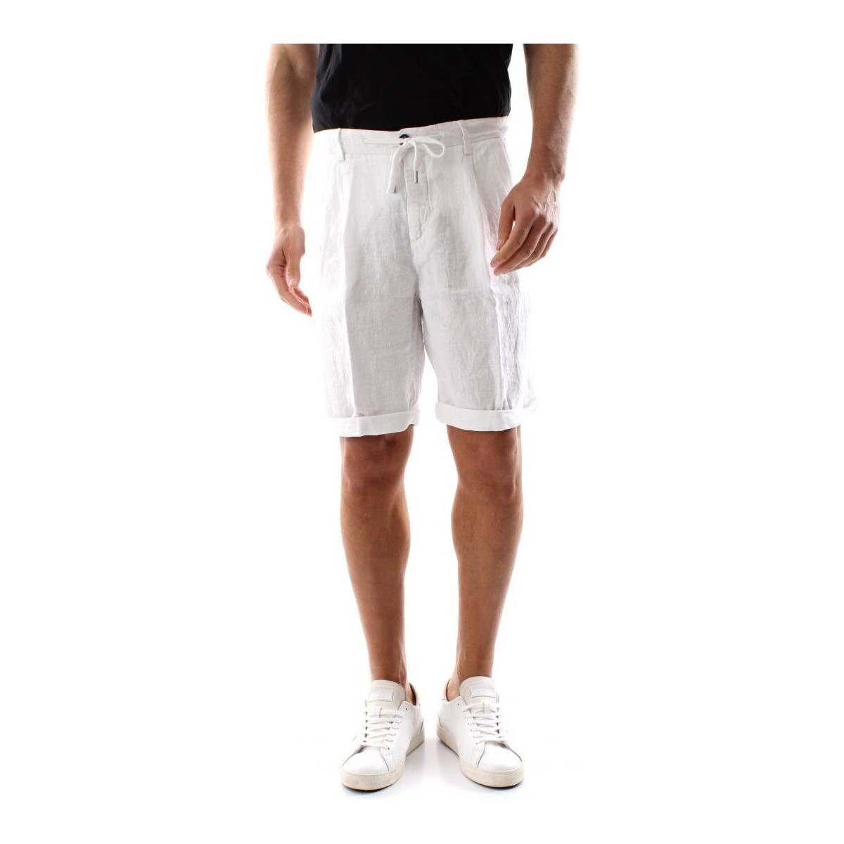 Vêtements Homme Shorts sheepskin / Bermudas 40weft COACHBE 1284-40W441 Blanc