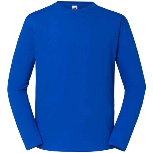 Vêtements Homme T-shirts manches longues Fruit Of The Loom SS624 Bleu