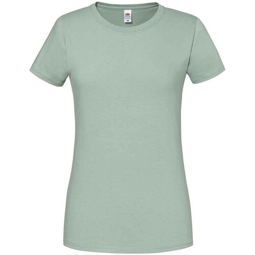 Vêtements Femme T-shirts manches longues Fruit Of The Loom SS720 Vert